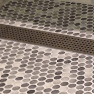 Square Pattern Linear Shower Drain - LUXE Linear Drains - CADdetails