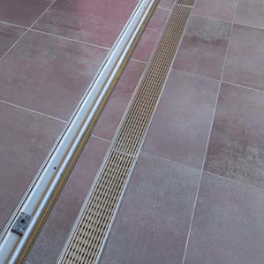 Modular V Channel – Site Adjustable - LUXE Linear Drains