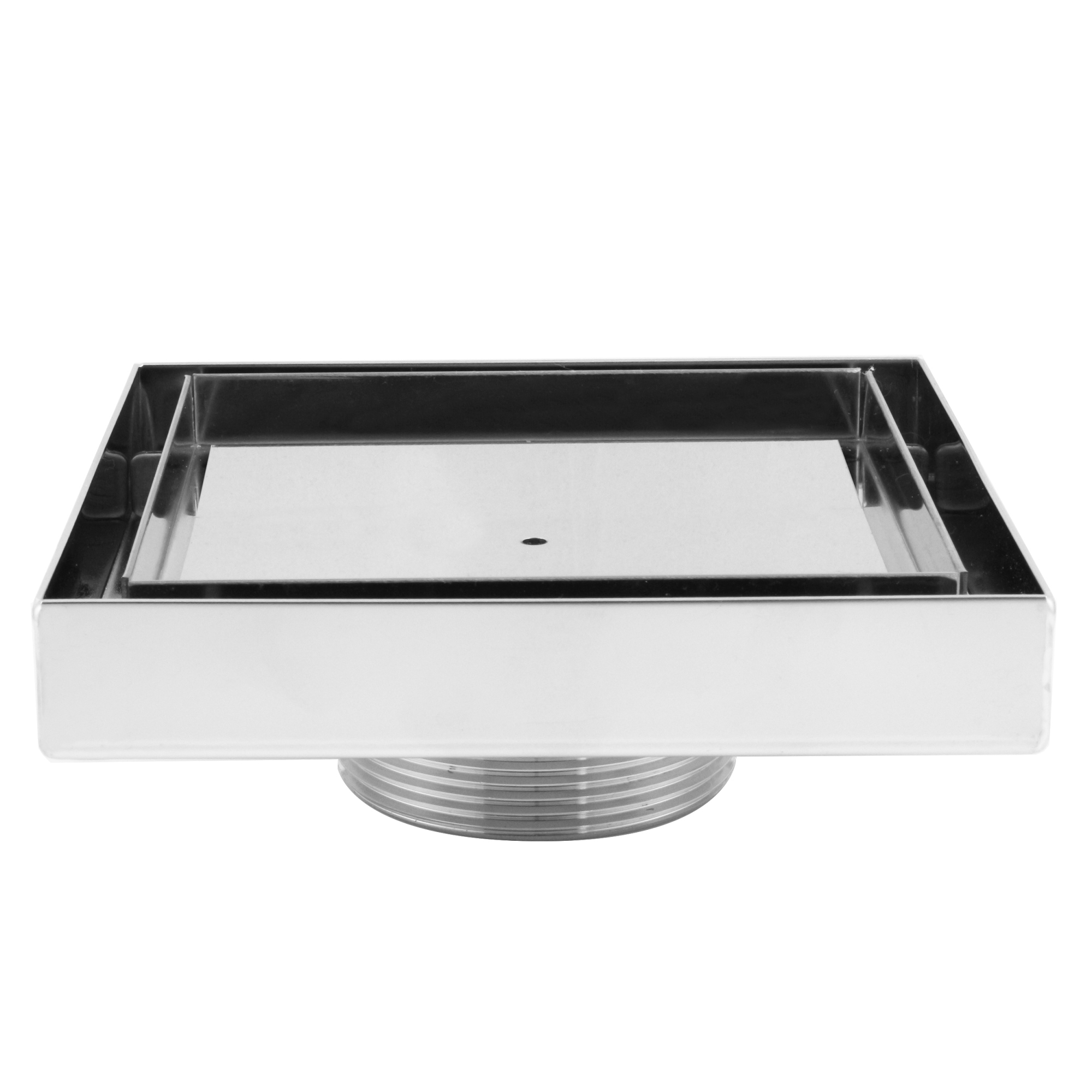 Square Pattern Linear Shower Drain - LUXE Linear Drains - CADdetails