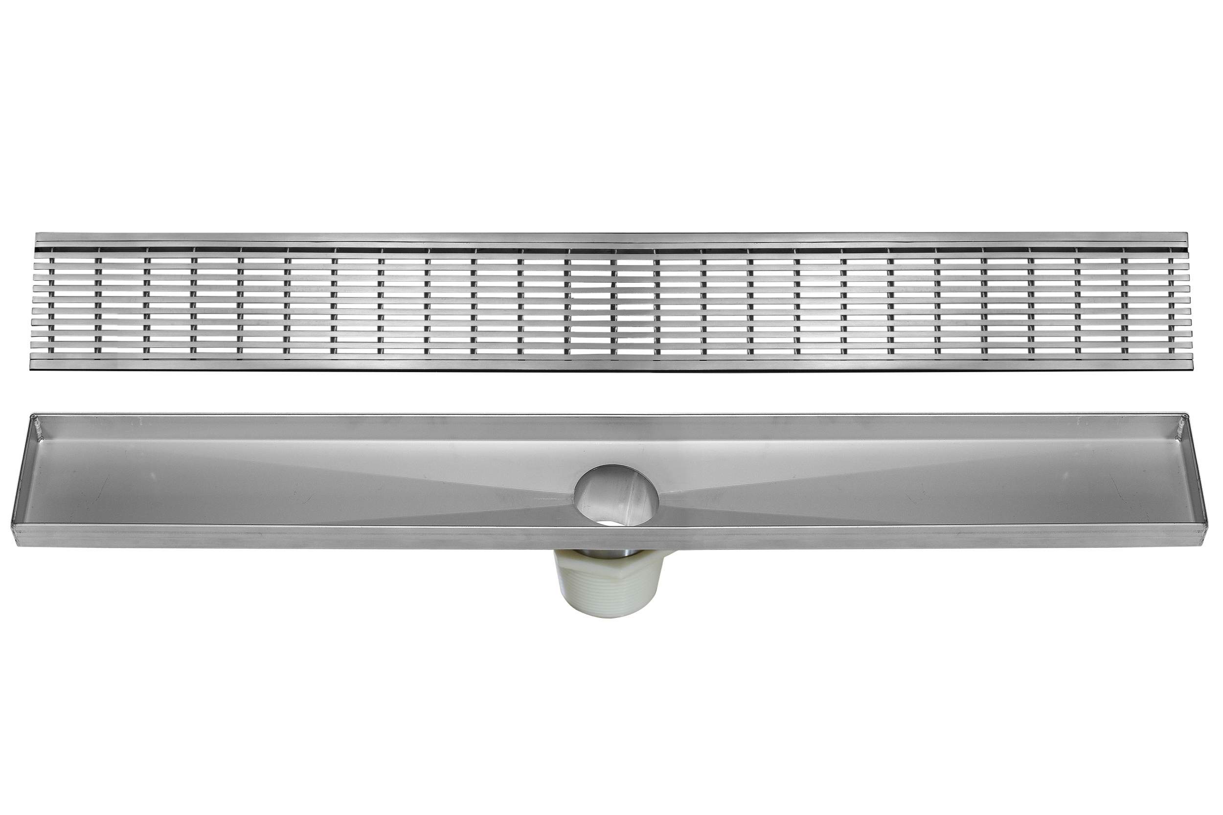 LUXE Squares Stainless Steel Linear Shower Drain